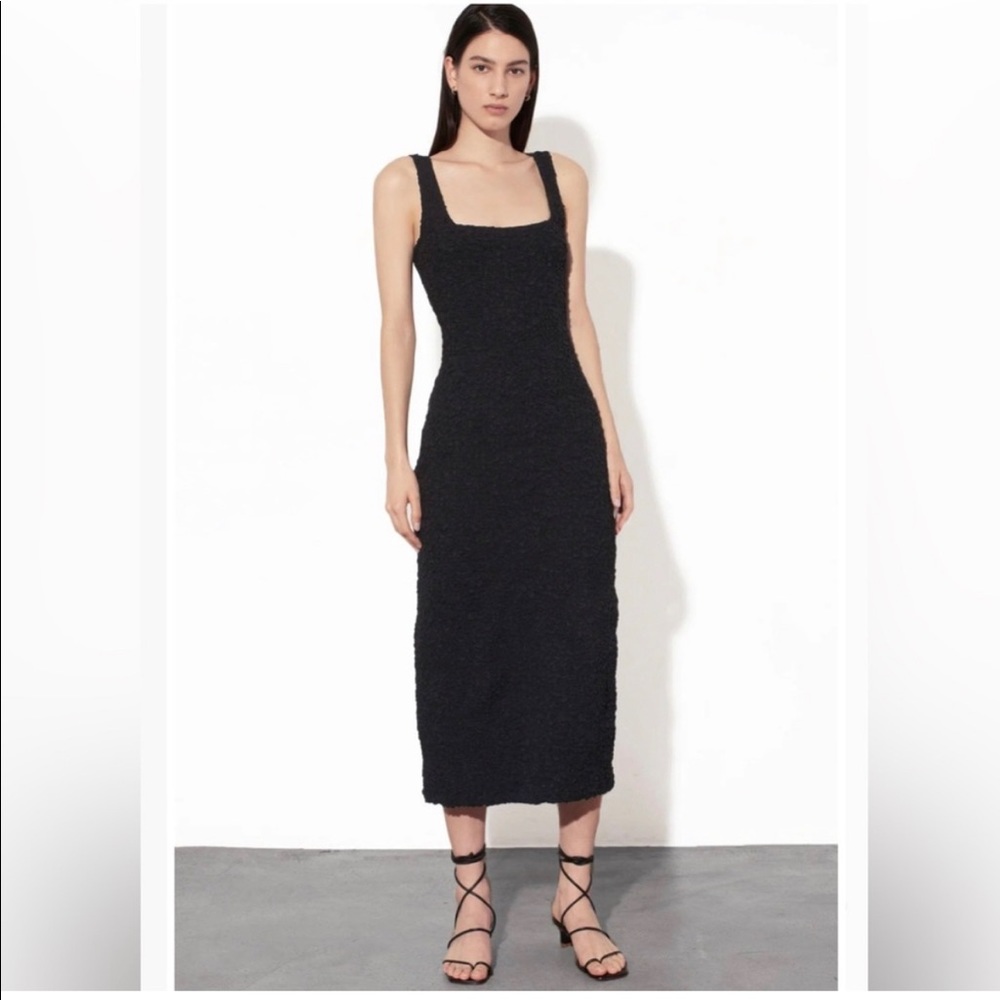 Mara Hoffman Black Popcorn Dress